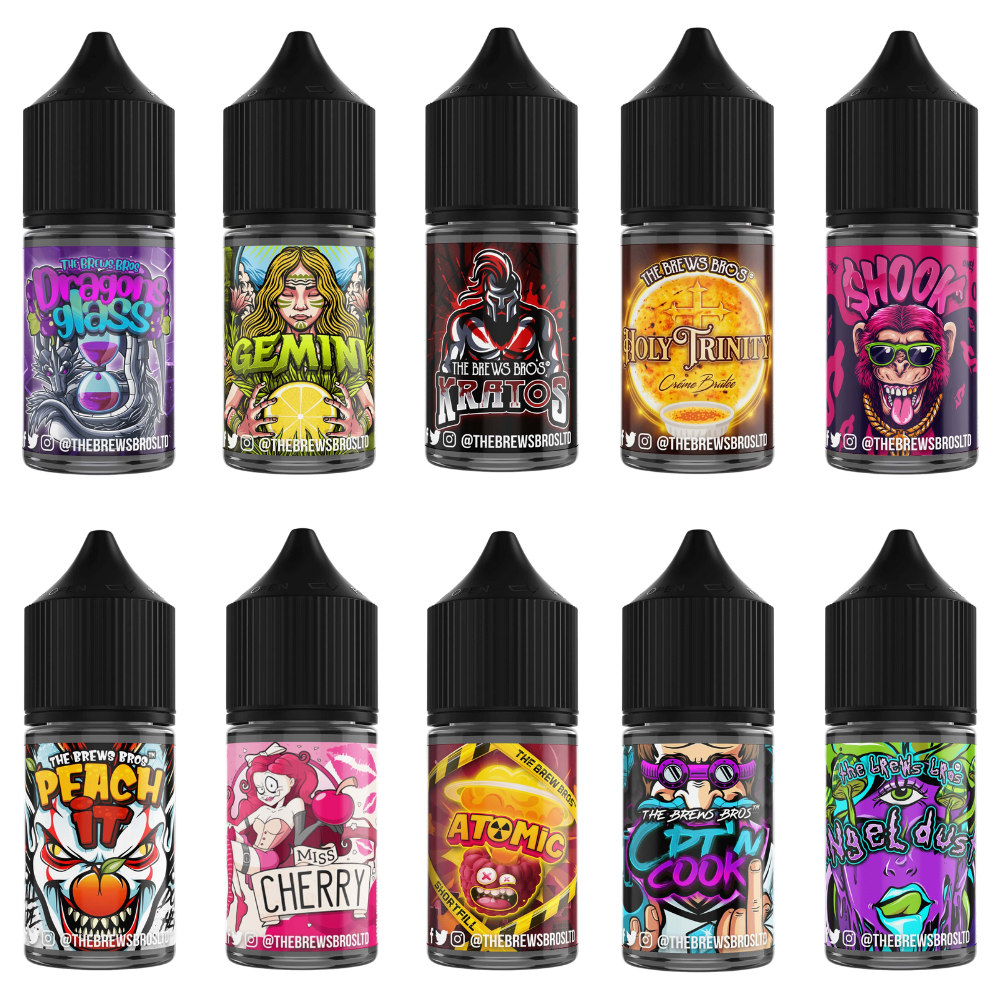 E Liquid 10ml Sample Bundle (x10)